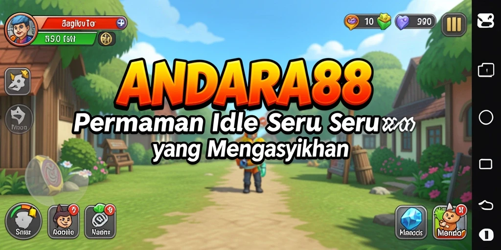 Tangkapan layar gameplay ANDARA88 yang menampilkan karakter dalam aksi Idle.