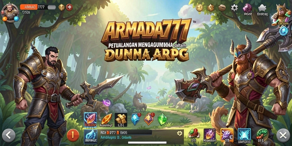 Tampilan gameplay dinamis di ARMADA777 yang menakjubkan.
