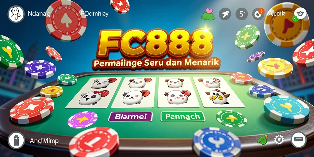 Tampilan menarik dari gameplay Bingo di FC888.