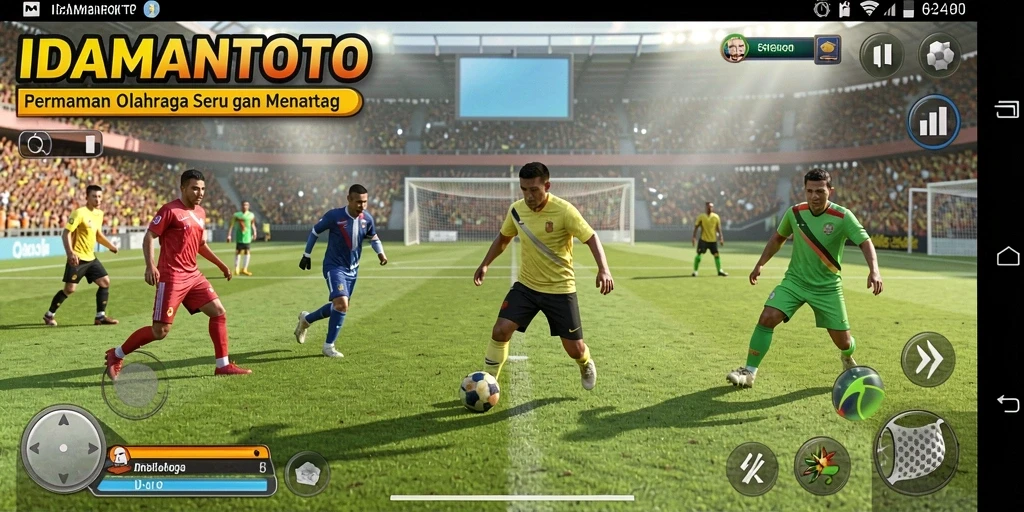 Tampilan keseruan gameplay olahraga di IDAMANTOTO.