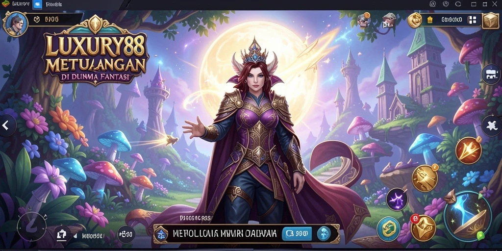 Tampilan gameplay LUXURY88 yang menarik di dunia petualangan.