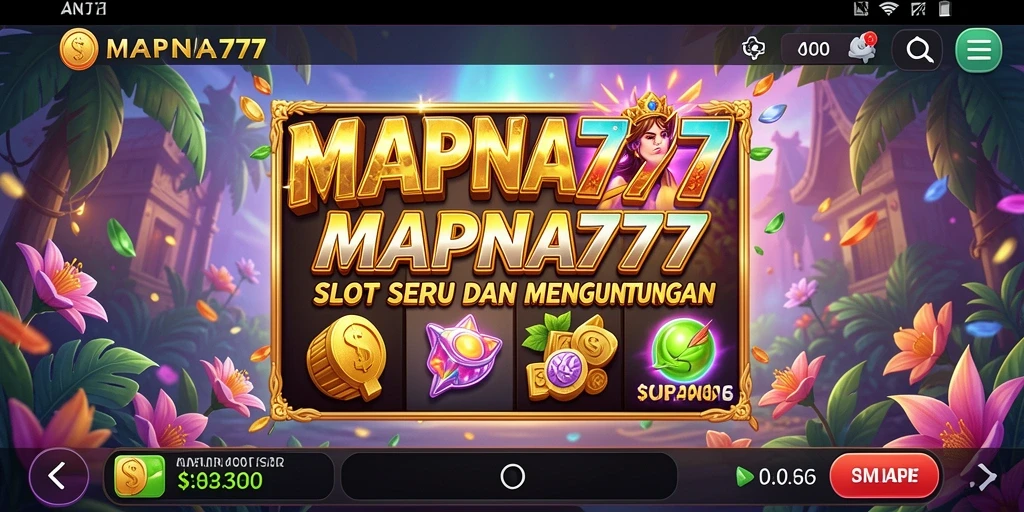 Tampilan gameplay MAPNA777 yang menarik dan penuh warna.