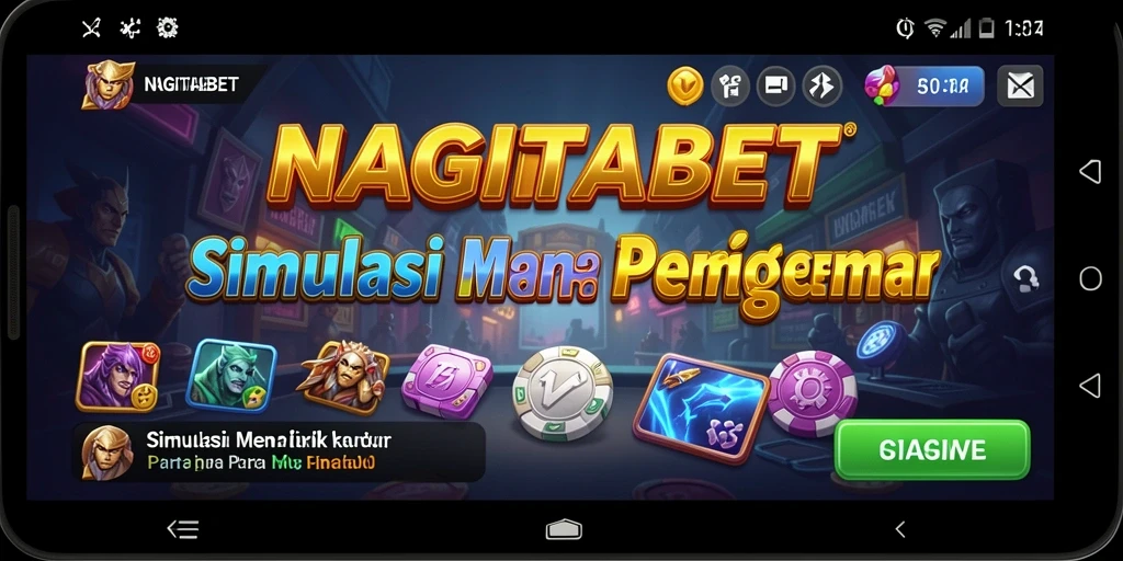 Tampilan gameplay menarik dari NAGITABET yang mengasyikkan.