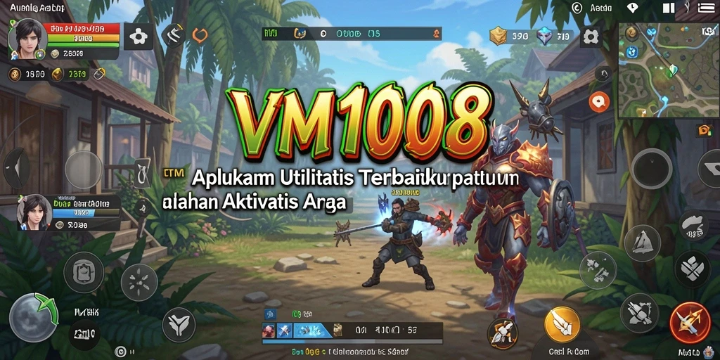 Tampilan antarmuka VM108 yang sederhana dan fungsional.